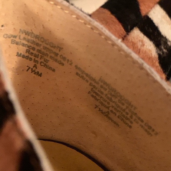 Nine West Drought Animal Print Platform Heels - Picture 6 of 6